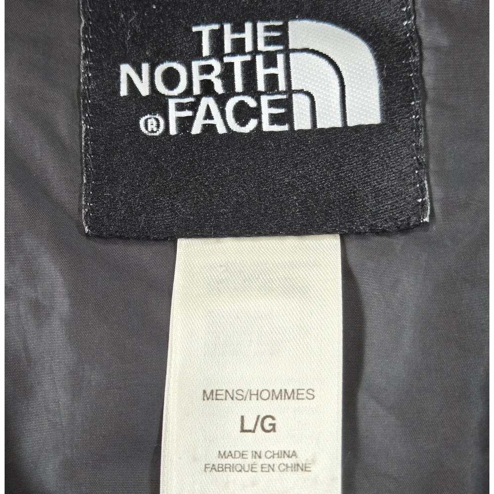 The North Face Mens Large Vintage PrimaLoft Insulated Ripstop Jacket Grey Light
